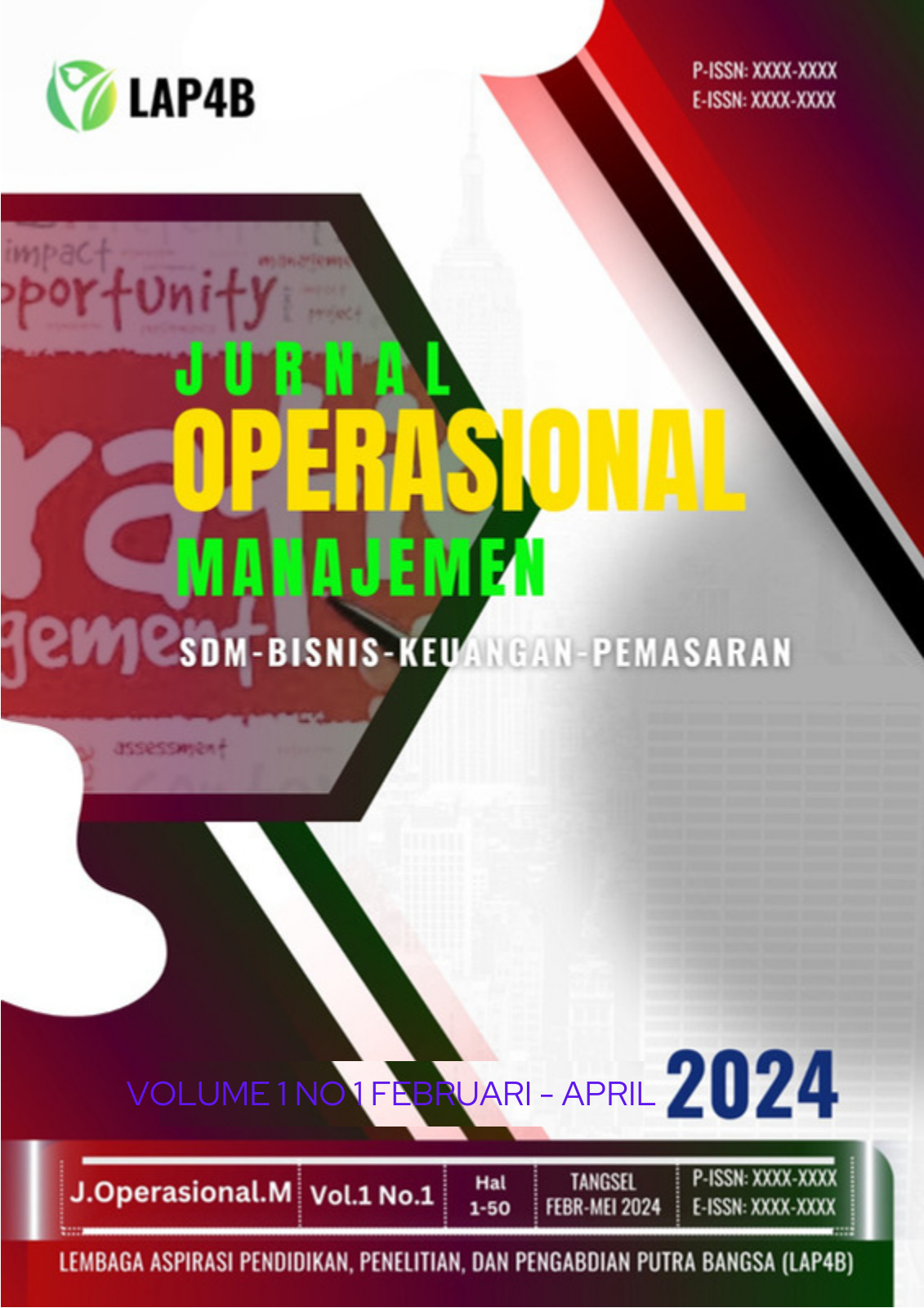 					View Vol. 1 No. 2 (2024): Jurnal Operasional Manajemen (JURAMA)
				